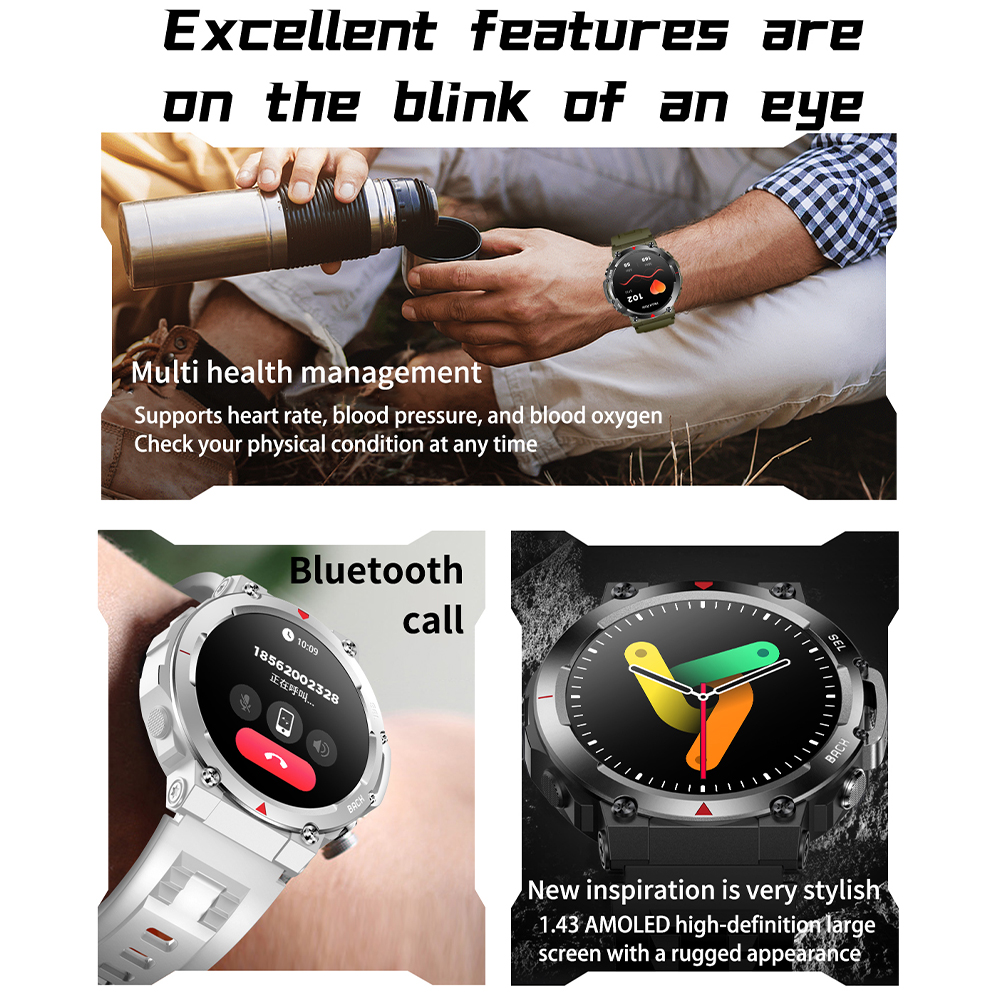 10 best Bluetooth calling smart watches with AMOLED display under
